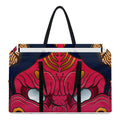Japanese Demon Mask Print Utility Tote Bag