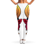 Japanese Demon Mask Print Women's Leggings