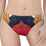 Japanese Demon Mask Print Women's Thong