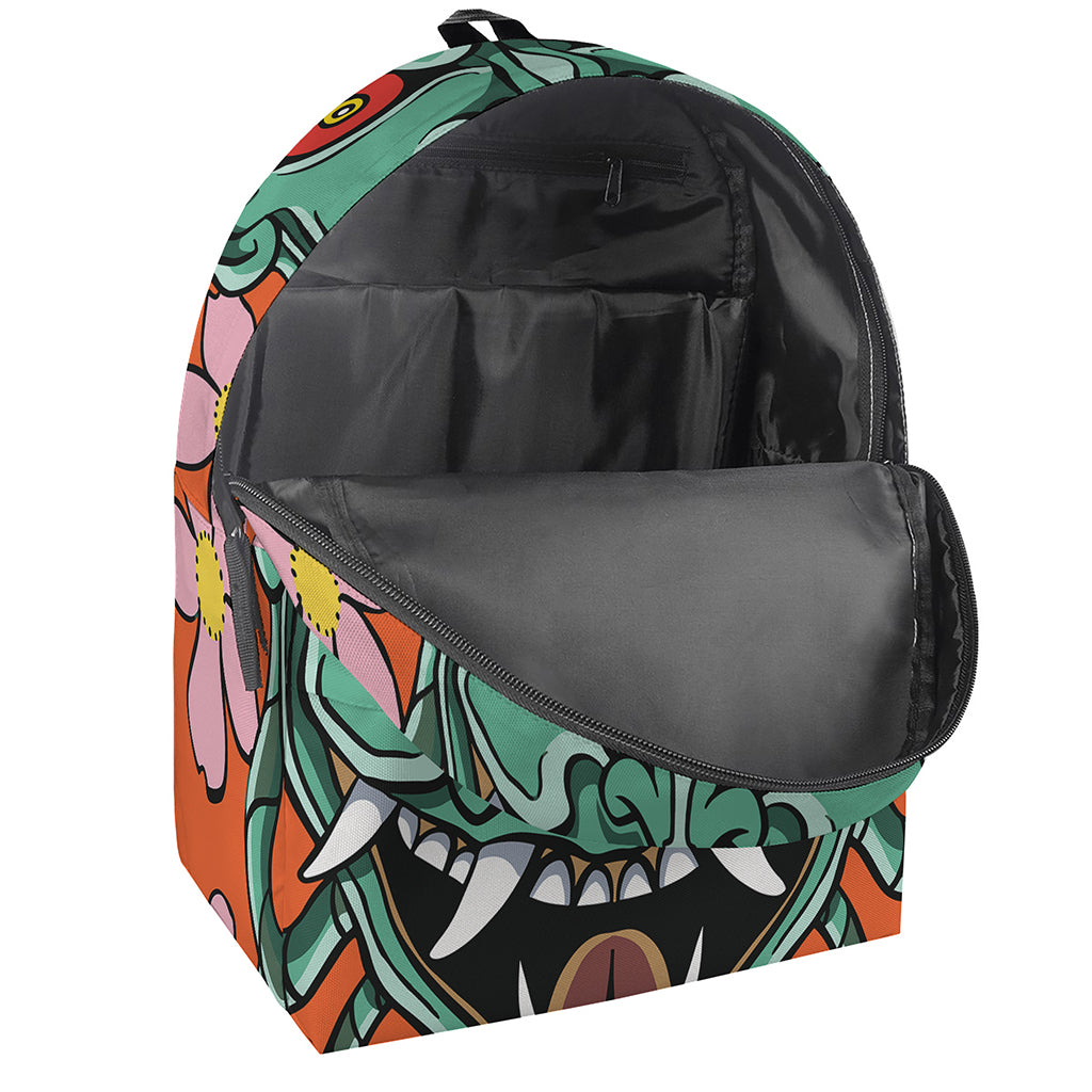Japanese Demon Print Backpack