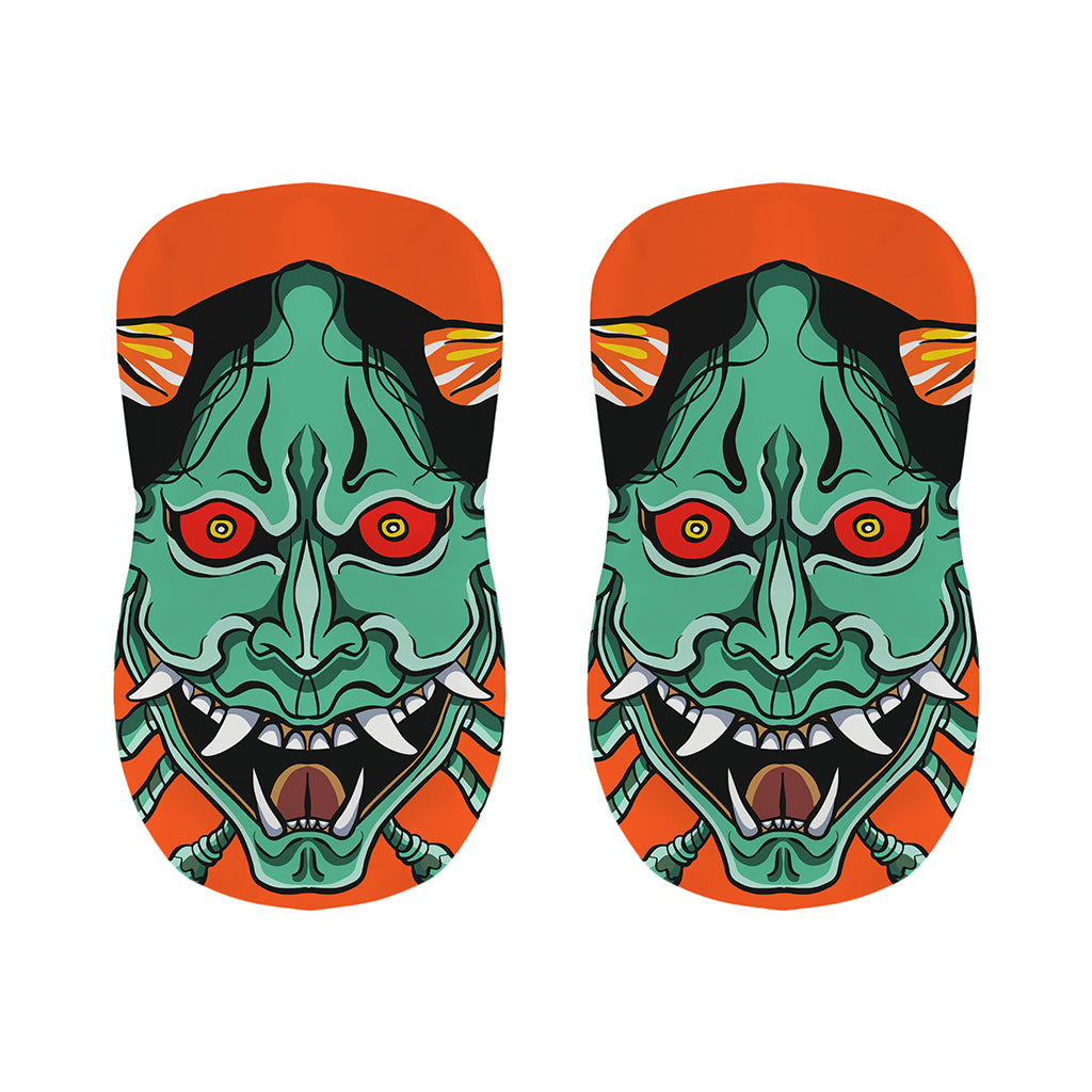 Japanese Demon Print Bar Stool Covers