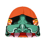 Japanese Demon Print Beanie