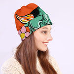 Japanese Demon Print Beanie