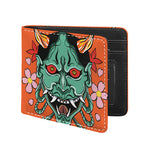 Japanese Demon Print Bifold Wallet