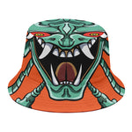 Japanese Demon Print Bucket Hat
