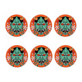 Japanese Demon Print Coaster Set