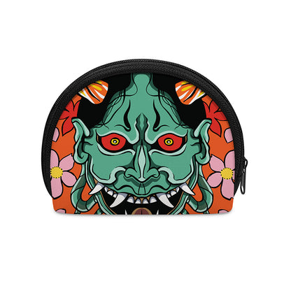 Japanese Demon Print Coin Purse