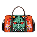 Japanese Demon Print Duffle Bag