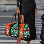 Japanese Demon Print Duffle Bag