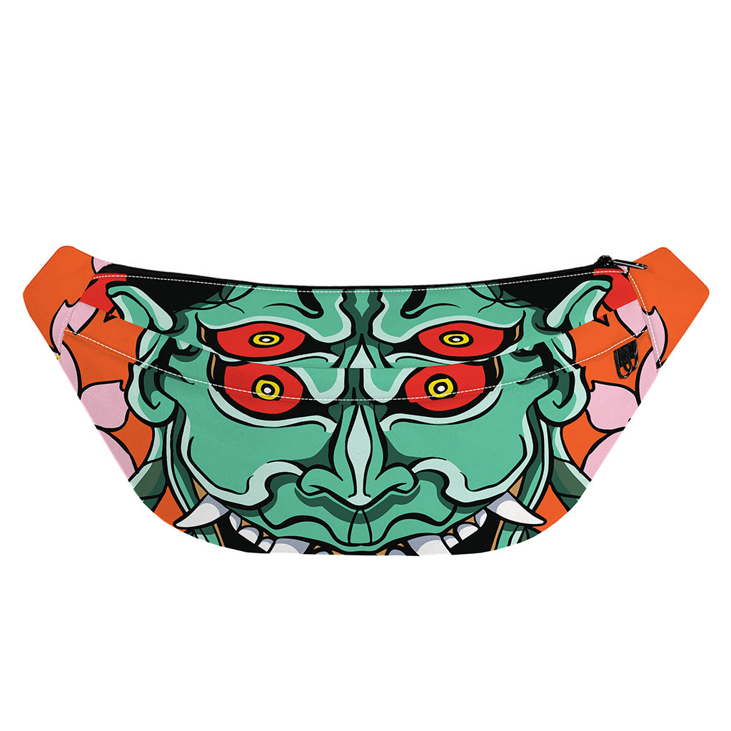 Japanese Demon Print Fanny Pack