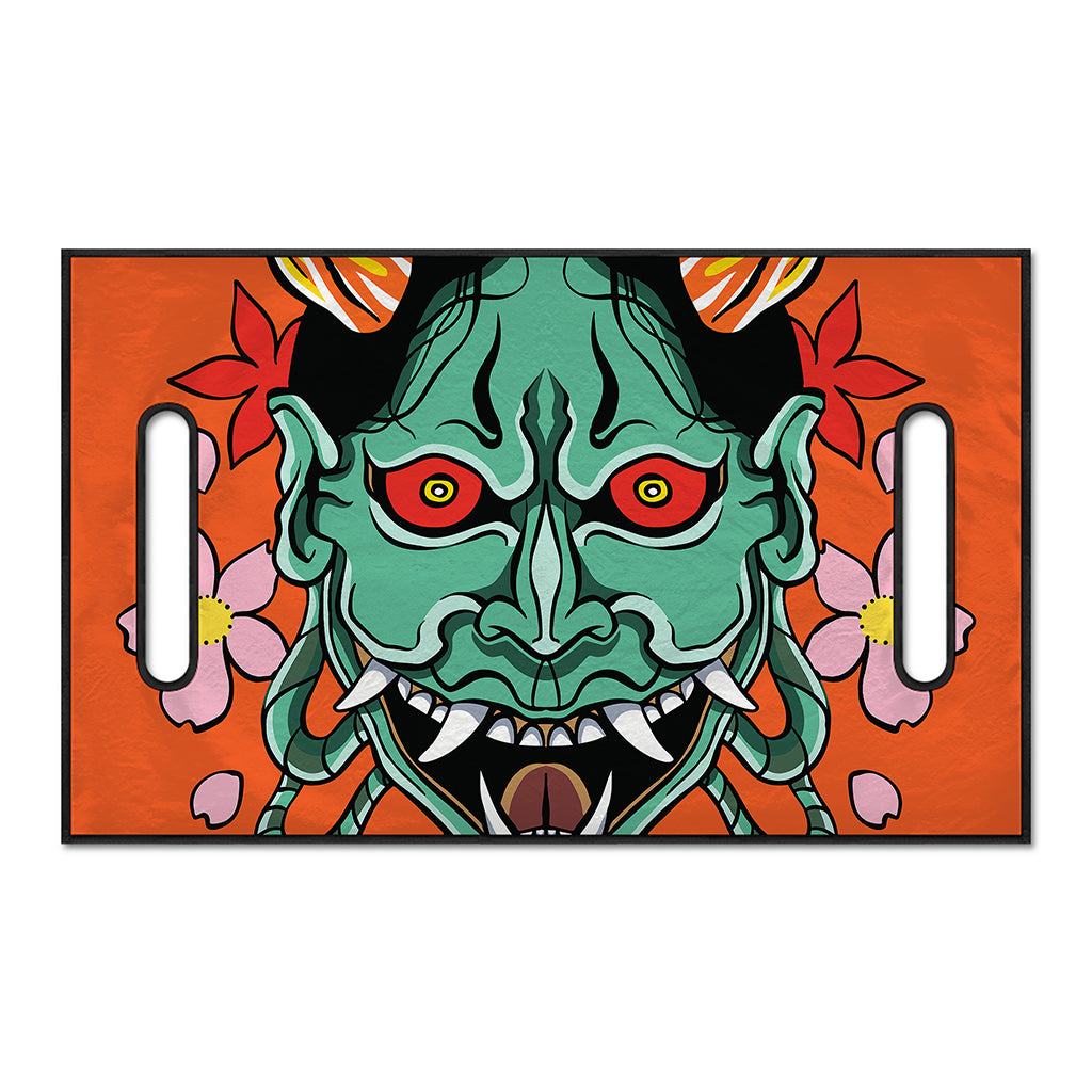 Japanese Demon Print Golf Cart Seat Cover