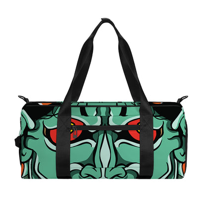 Japanese Demon Print Gym Bag