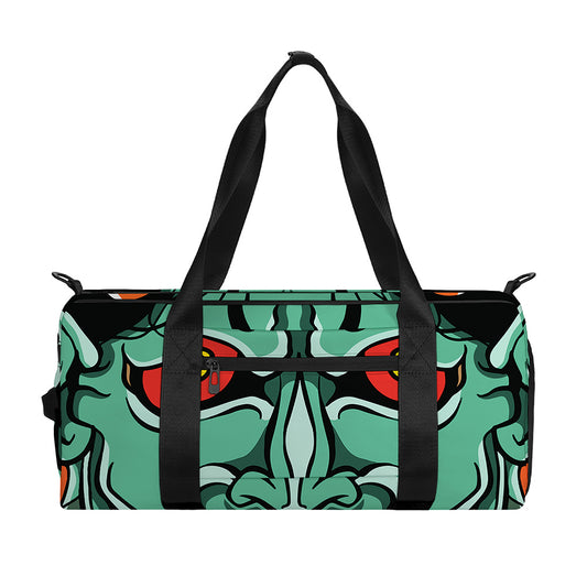 Japanese Demon Print Gym Bag