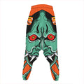 Japanese Demon Print Hammer Pants
