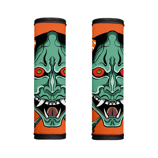 Japanese Demon Print Handle Covers