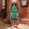 Japanese Demon Print Harem Pants
