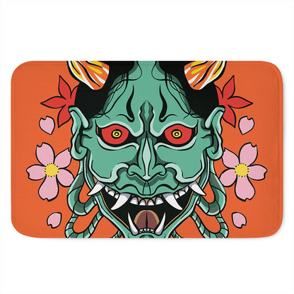 Japanese Demon Print Indoor Door Mat