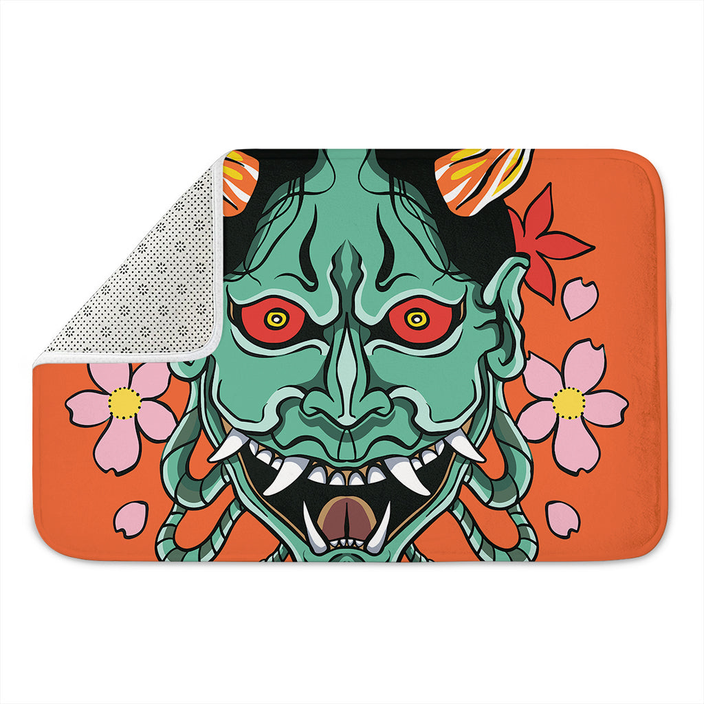 Japanese Demon Print Indoor Door Mat
