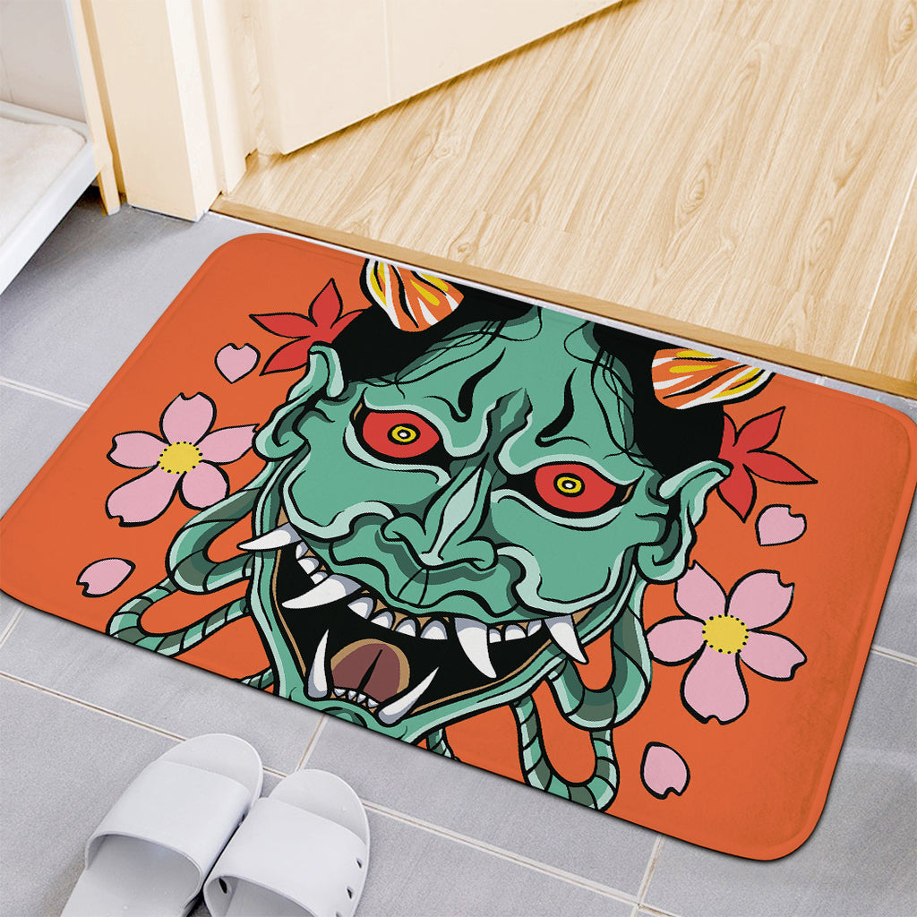 Japanese Demon Print Indoor Door Mat