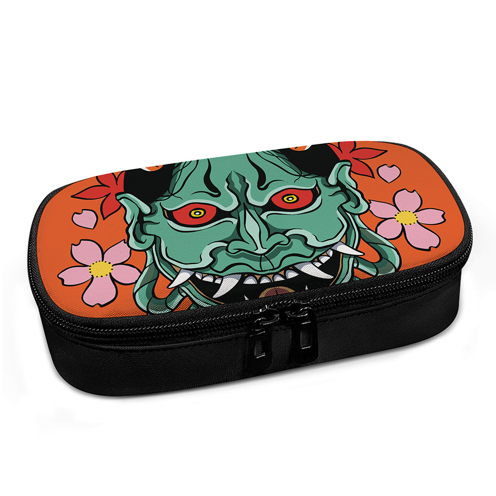 Japanese Demon Print Insulin Cooler Travel Case