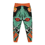 Japanese Demon Print Jogger Pants