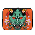 Japanese Demon Print Laptop Sleeve