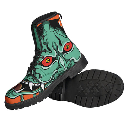Japanese Demon Print Backpack