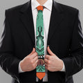 Japanese Demon Print Necktie