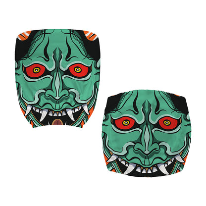Japanese Demon Print Office Chair Cover