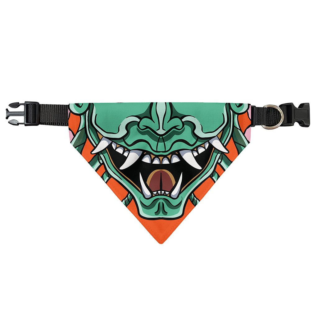 Japanese Demon Print Over The Collar Dog Bandana