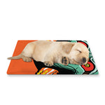 Japanese Demon Print Pet Cooling Mat Cover