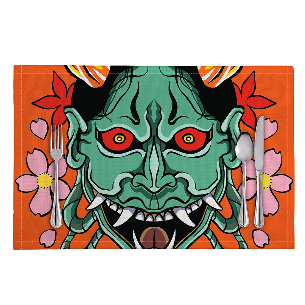 Japanese Demon Print Placemat