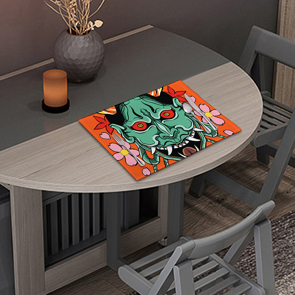 Japanese Demon Print Placemat