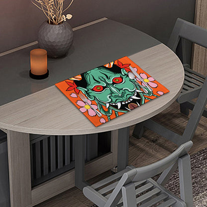 Japanese Demon Print Placemat