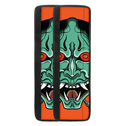 Japanese Demon Print Refrigerator Handle Covers