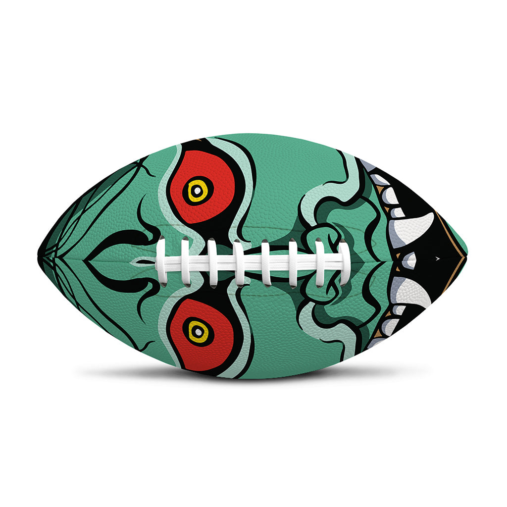 Japanese Demon Print Rugby Ball