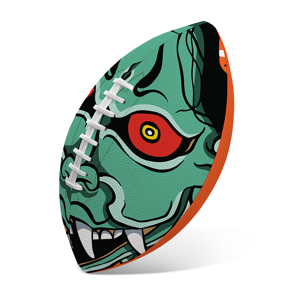 Japanese Demon Print Rugby Ball