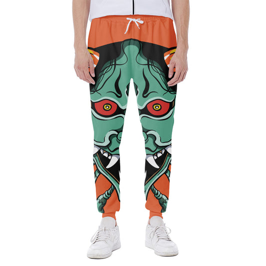 Japanese Demon Print Scuba Joggers