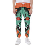 Japanese Demon Print Scuba Joggers