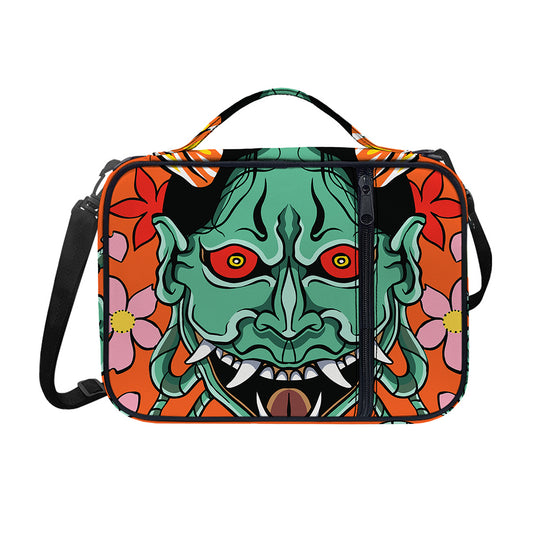 Japanese Demon Print Shoulder Strap Bible Bag