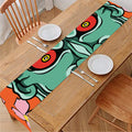 Japanese Demon Print Table Runner
