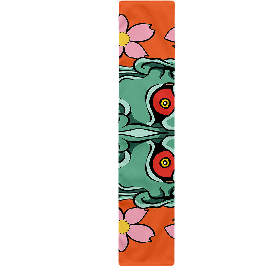 Japanese Demon Print Table Runner