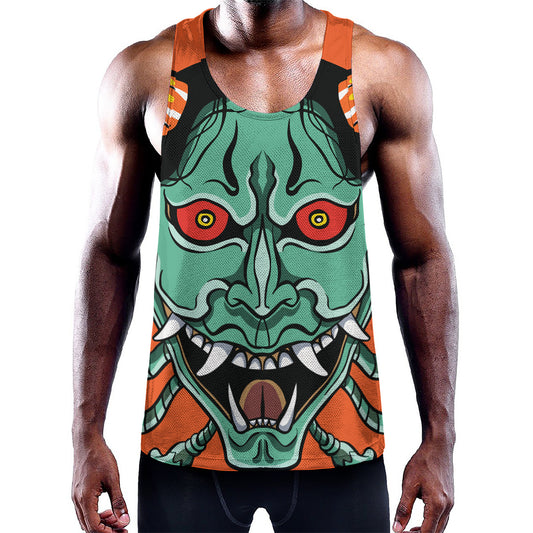 Japanese Demon Print Training Tank Top
