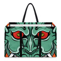 Japanese Demon Print Utility Tote Bag