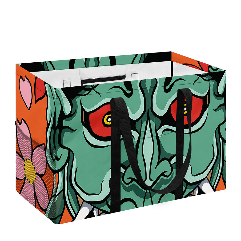 Japanese Demon Print Utility Tote Bag