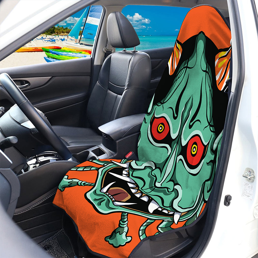 Japanese Demon Print Waterproof Car Seat Cover