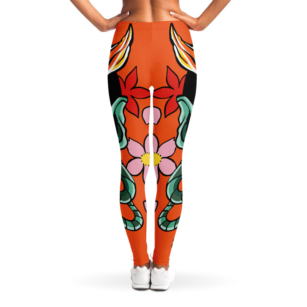 Japanese Demon Print Women's Leggings