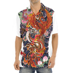 Japanese Dragon And Phoenix Tattoo Print Aloha Shirt