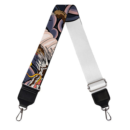 Japanese Dragon And Phoenix Tattoo Print Bag Strap