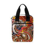Japanese Dragon And Phoenix Tattoo Print Bible Tote Bag
